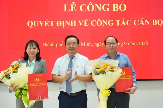 Chánh Văn phòng UBND TP.HCM và Giám đốc Sở Nội vụ được bổ sung vào Ban Thường vụ Đảng ủy UBND TP.HCM