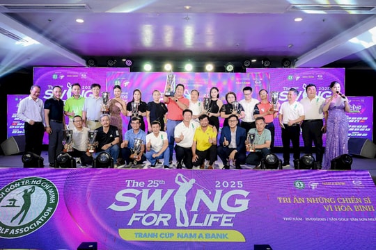 HGA tri ân chiến sĩ vì hòa bình tại Swing For Life 2025 HGA tri ân chiến sĩ vì hòa bình tại Swing For Life 2025