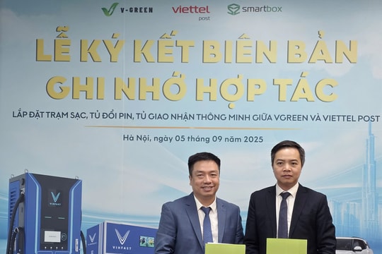 V-Green và Viettel Post cùng phát triển hạ tầng xe điện V-Green và Viettel Post cùng phát triển hạ tầng xe điện