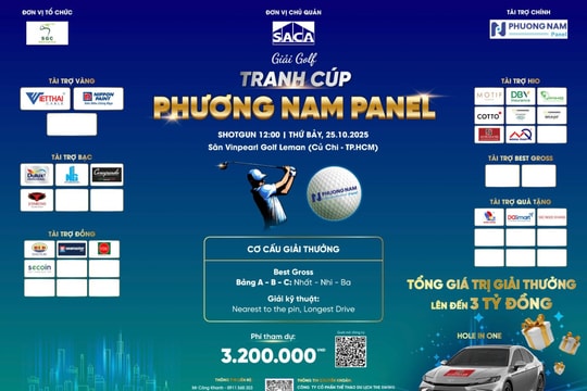 Sắp diễn ra Giải Golf Tranh Cúp Phương Nam Panel Sắp diễn ra Giải Golf Tranh Cúp Phương Nam Panel