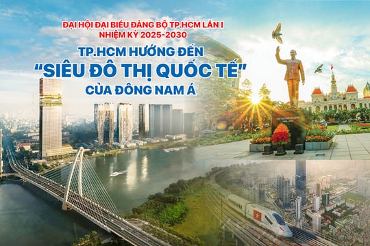 Đại hội Đại biểu Đảng bộ TP.HCM lần I nhiệm kỳ 2025-2030: TP.HCM hướng đến “siêu đô thị quốc tế” Đại hội Đại biểu Đảng bộ TP.HCM lần I nhiệm kỳ 2025-2030: TP.HCM hướng đến “siêu đô thị quốc tế”