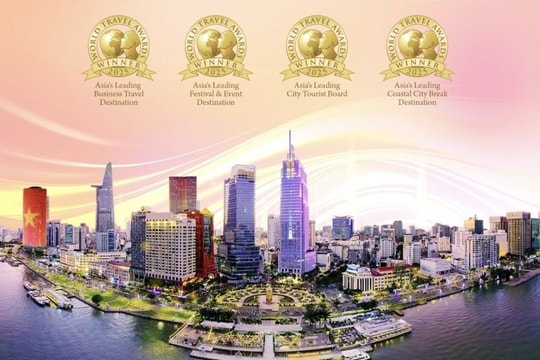 TP.HCM đạt 4 giải thưởng tại Giải thưởng Du lịch Thế giới 2025 TP.HCM đạt 4 giải thưởng tại Giải thưởng Du lịch Thế giới 2025