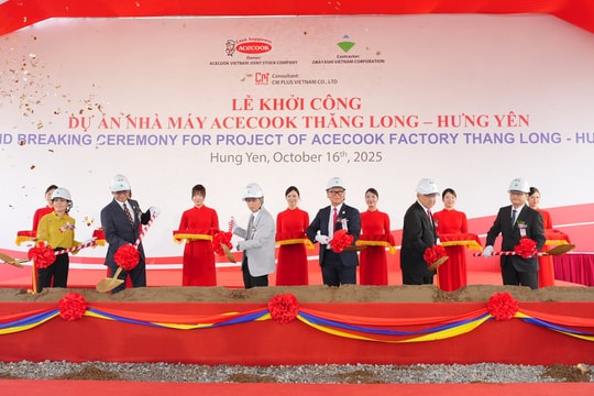 Acecook Việt Nam khởi công nhà máy Thăng Long Acecook Việt Nam khởi công nhà máy Thăng Long