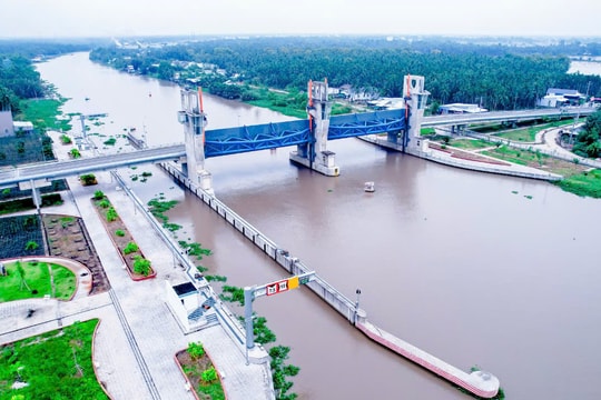 Đồng bằng sông Cửu Long đặt mục tiêu kiểm soát mặn trên 1,35 triệu ha vào năm 2030 Đồng bằng sông Cửu Long đặt mục tiêu kiểm soát mặn trên 1,35 triệu ha vào năm 2030
