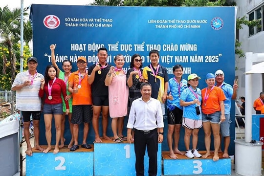 Người cao tuổi TP.HCM hào hứng tranh tài tại Giải bơi năm 2025 Người cao tuổi TP.HCM hào hứng tranh tài tại Giải bơi năm 2025