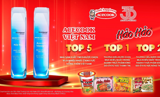 Acecook Việt Nam: Mỗi gói mì ra đời là một “sản phẩm bền vững” Acecook Việt Nam: Mỗi gói mì ra đời là một “sản phẩm bền vững”