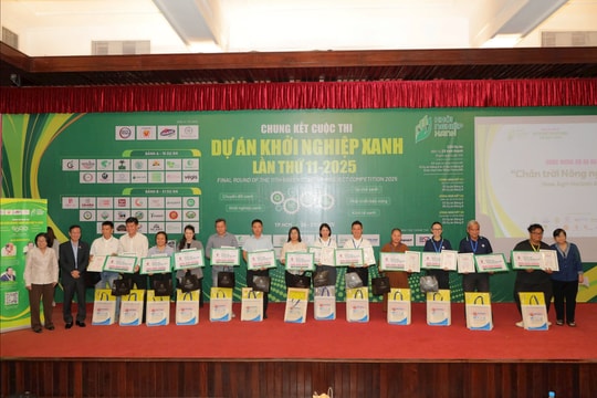 Chung kết Khởi nghiệp Xanh 2025: Doanh nghiệp trẻ hướng đến giá trị bền vững Chung kết Khởi nghiệp Xanh 2025: Doanh nghiệp trẻ hướng đến giá trị bền vững