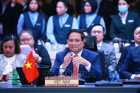 Thủ tướng Phạm Minh Chính đề xuất 3 định hướng chiến lược thúc đẩy quan hệ ASEAN - Trung Quốc Thủ tướng Phạm Minh Chính đề xuất 3 định hướng chiến lược thúc đẩy quan hệ ASEAN - Trung Quốc
