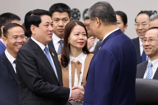 Chủ tịch nước Lương Cường hội kiến Tổng Bí thư, Chủ tịch nước Trung Quốc Tập Cận Bình Chủ tịch nước Lương Cường hội kiến Tổng Bí thư, Chủ tịch nước Trung Quốc Tập Cận Bình