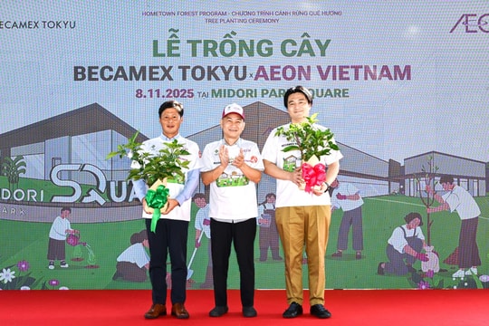 Becamex Tokyu và Aeon Việt Nam lan tỏa thông điệp xanh qua Ngày hội trồng cây