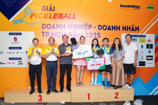 Giải Pickleball Doanh nghiệp - Doanh nhân TP.HCM 2025: Khi tinh thần thể thao gắn kết cộng đồng doanh nhân