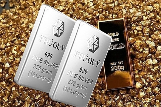 Thị trường bạc sôi động, bạc trong nước lập đỉnh mới trên 2 triệu đồng/lượng