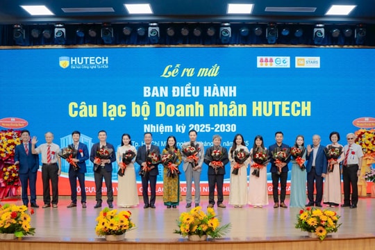 CLB Doanh nhân HUTECH: Quyết tâm đổi mới, dẫn dắt và kết nối