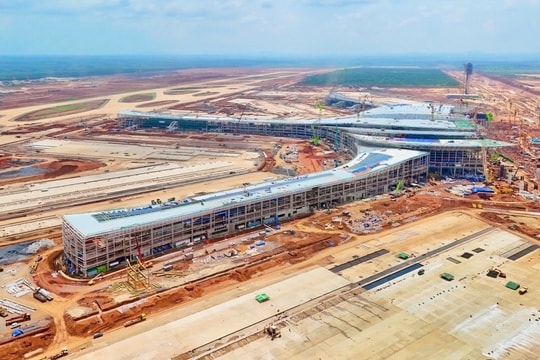 Dồn lực tăng tốc thi công, hướng tới hoàn thành các hạng mục sân bay Long Thành đúng tiến độ