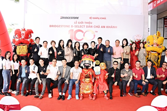 Bridgestone Việt Nam kỷ niệm 15 năm phát triển với cột mốc 100 trung tâm dịch vụ B-select