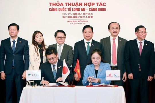 Cảng Quốc tế Long An ký kết hợp tác với Cảng Kobe, mở rộng kết nối logistics Việt Nam - Nhật Bản