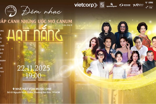 Sắp diễn ra đêm nhạc gây quỹ “Hạt Nắng” lan tỏa yêu thương, tiếp sức học sinh - sinh viên vượt khó