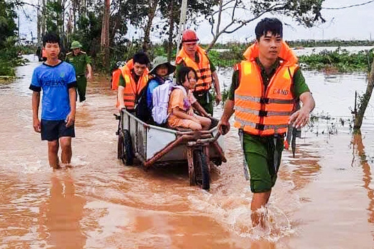 Câu lạc bộ Doanh nhân Quảng Trị miền Nam kêu gọi ủng hộ đồng bào vùng lũ