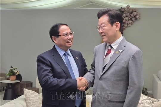 Thủ tướng Phạm Minh Chính gặp song phương lãnh đạo Hàn Quốc, Ấn Độ, Tây Ban Nha tại Hội nghị Thượng đỉnh G20