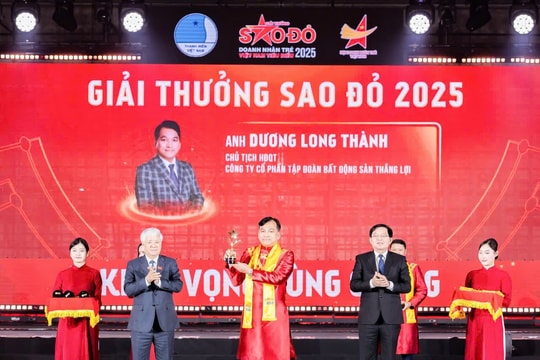 TOP 10 Doanh nhân Sao Đỏ 2025 Dương Long Thành - Thành công cùng sứ mệnh “phát triển địa phương, phụng sự đất nước”