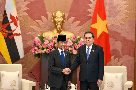 Chủ tịch Quốc hội nhất trí thúc đẩy hợp tác nghị viện giữa Việt Nam và Brunei