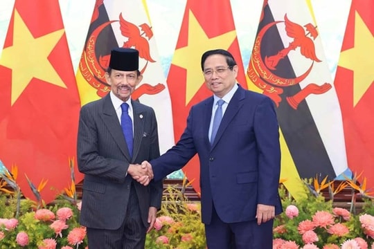 Thủ tướng Phạm Minh Chính đề nghị thúc đẩy hợp tác trọng tâm giữa Việt Nam và Brunei