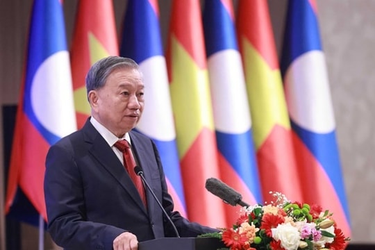 Tổng Bí thư Tô Lâm: Việt Nam - Lào đồng hành vì hòa bình và phát triển