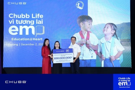 “Chubb Life – Vì Tương Lai Em” san sẻ với trẻ em khó khăn và chịu ảnh hưởng bởi bão lũ