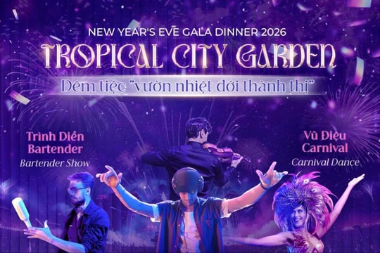 Giao thừa trên cao cùng “Tropical City Garden”
