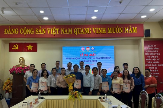 Ra mắt Ban Vận động thành lập Hội Doanh nghiệp phường Gia Định