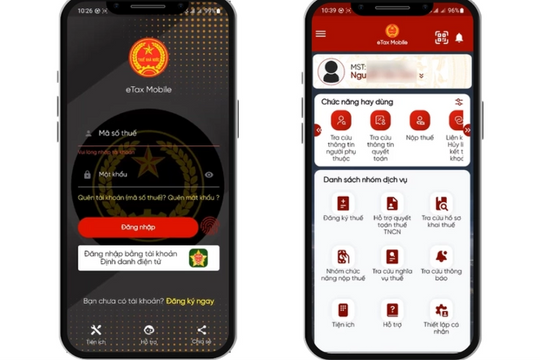Cục Thuế hướng dẫn hộ kinh doanh kê khai, nộp thuế thử nghiệm trên eTax Mobile