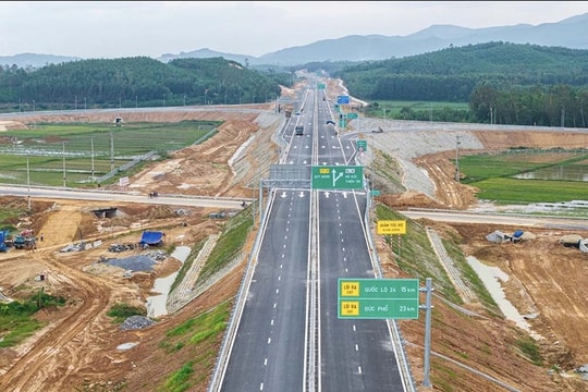 Cao tốc Quảng Ngãi - Hoài Nhơn sẵn sàng thông xe vào ngày 19/12