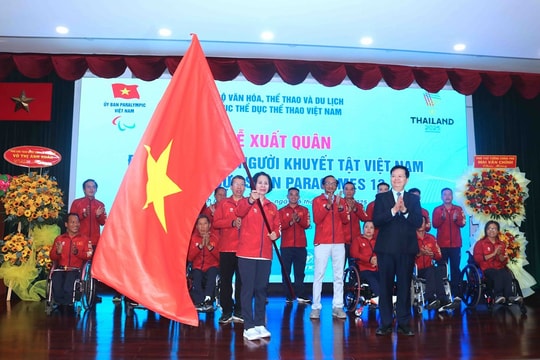 Đoàn Thể thao người khuyết tật Việt Nam tranh tài ASEAN Para Games 13