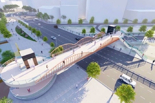 TP.HCM đẩy nhanh tiến độ xây dựng hai cầu đi bộ qua đường Tôn Đức Thắng