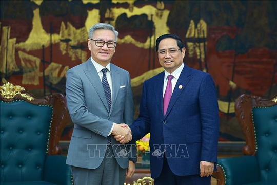 Thủ tướng Phạm Minh Chính tiếp Bộ trưởng Ngoại giao Lào, thúc đẩy hợp tác toàn diện giữa hai nước