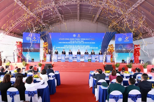 Hà Nội khởi công tuyến đường kết nối sân bay Gia Bình với tổng vốn gần 33.000 tỷ đồng