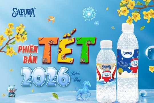 SAPUWA ra mắt nhãn xuân Bính Ngọ 2026: Khi tinh khiết gặp may mắn