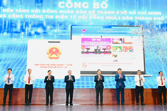 HĐND TP.HCM chính thức vận hành nền tảng số và Cổng thông tin điện tử