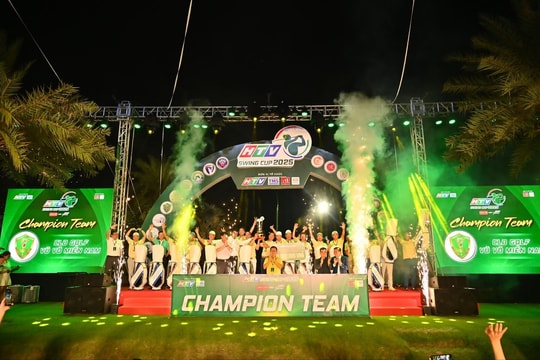 HTV Swing Cup 2025 khép lại thành công, CLB Golf Vũ Võ Miền Nam đăng quang ngôi vô địch
