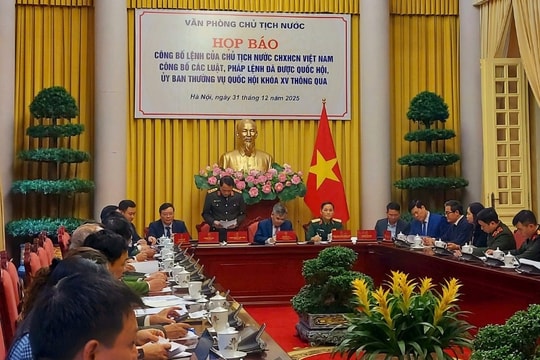 Công bố 14 luật mới được Quốc hội khóa XV thông qua