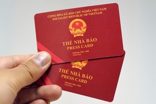 Quy định mới về cấp thẻ nhà báo lần đầu từ năm 2027