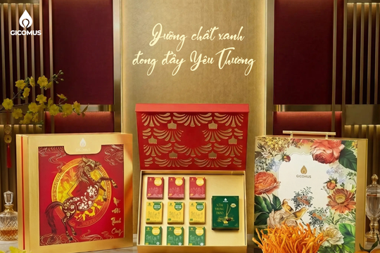 Gicomus giới thiệu bộ quà Tết “Xuân Xanh An Lành”