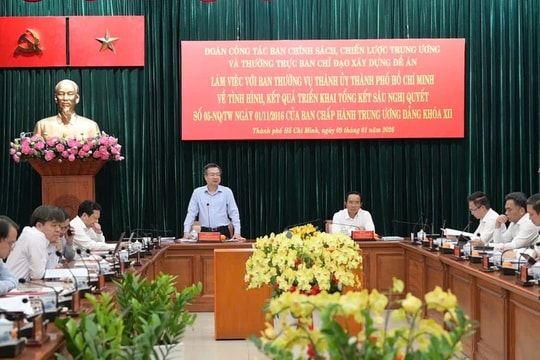 Ông Nguyễn Thanh Nghị: TP.HCM cần tạo đột phá hạ tầng để bứt tốc tăng trưởng