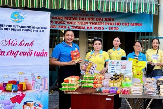 Phường Phú Lâm: “Phiên chợ cuối tuần” - Điểm tựa thiết thực cho phụ nữ khởi nghiệp