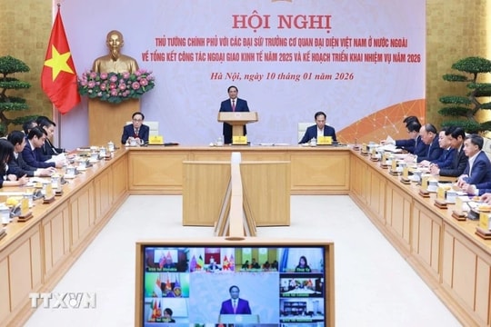Thủ tướng Chính phủ chủ trì hội nghị tổng kết công tác ngoại giao kinh tế năm 2025