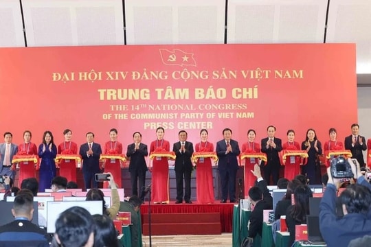 Khai trương Trung tâm Báo chí Đại hội đại biểu toàn quốc lần thứ XIV của Đảng