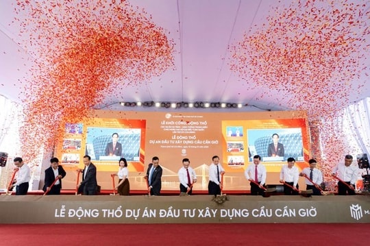 Chính thức động thổ hai dự án hạ tầng giao thông trọng điểm: Cầu Phú Mỹ 2 và Cầu Cần Giờ