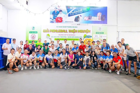 Giải Pickleball tranh Cúp VA Schools: Gắn kết cộng đồng doanh nghiệp, lan tỏa yêu thương