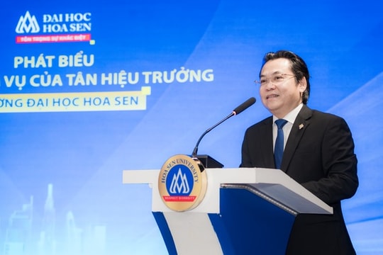 PGS.TS Nguyễn Hữu Huy Nhựt làm Hiệu trưởng Trường Đại học Hoa Sen