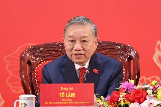 Tổng Bí thư Tô Lâm chủ trì họp báo công bố kết quả Đại hội XIV của Đảng